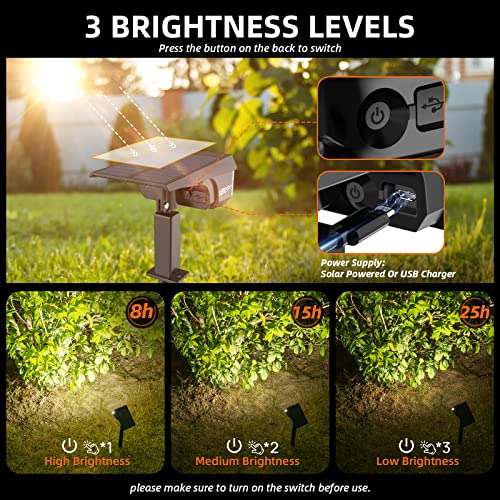 Solar Lights Outdoor Waterproof Landscape Lights (6 Count)