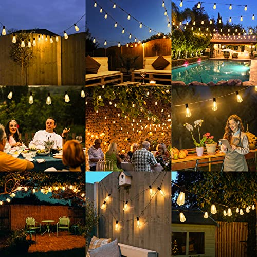 50FT Outdoor String Lights 27 Bulbs