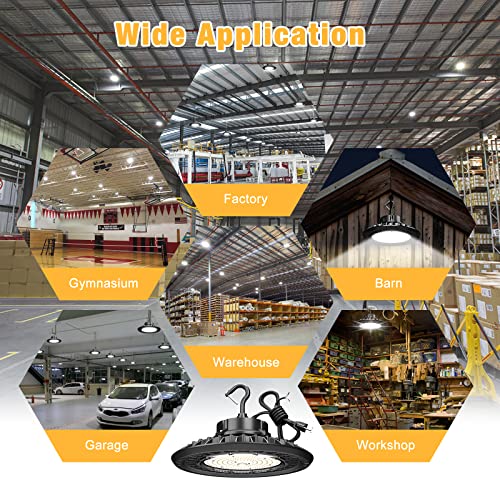 200W UFO LED High Bay Light 0 (4 Count)