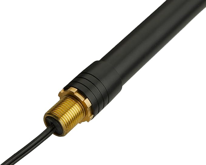 VOLT Conehead 12V Black Brass Path Light (7" Shade, 25" Tall) for Low Voltage Landscape Lighting on Outdoor Pathway, Walkway, Garden, Driveway or Patio - Aura Lighting