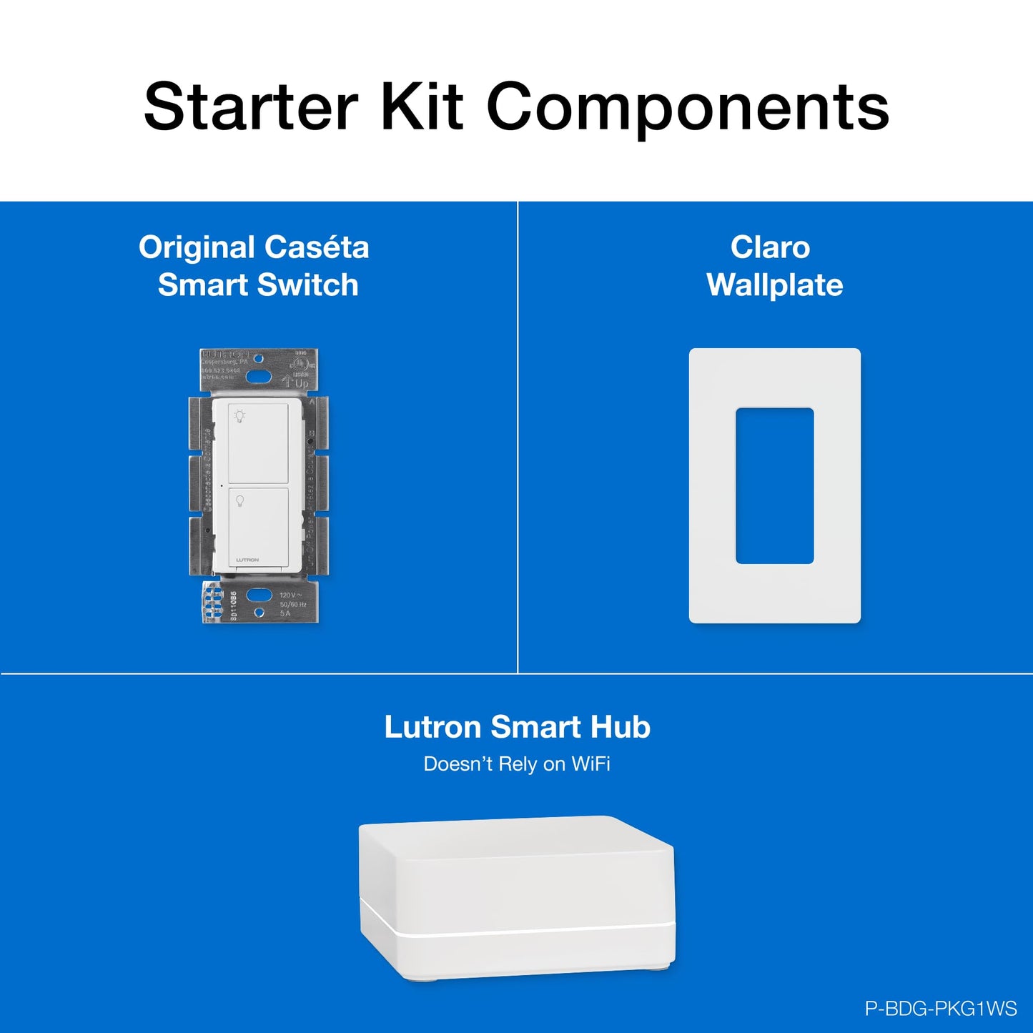 Caseta Smart Switch Starter Kit; Smart Light Switch
