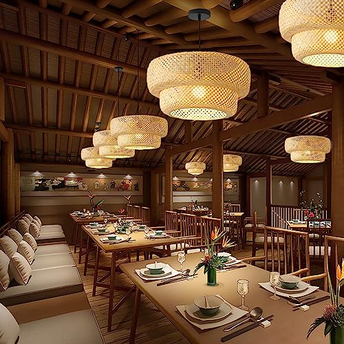 13.8" Bamboo Lamp Shade