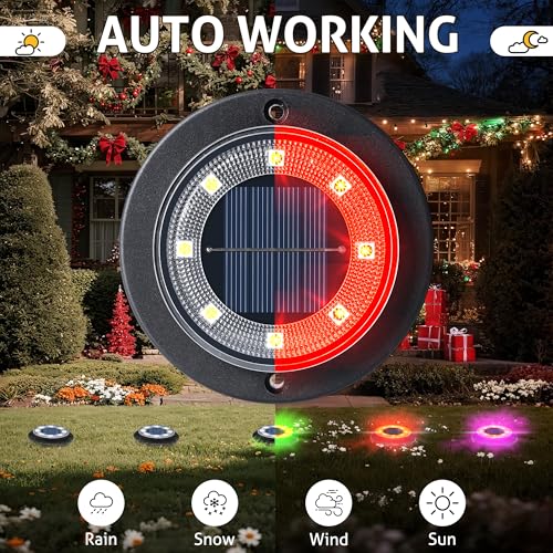 Solar Lights Outdoor Waterproof (12 Count)
