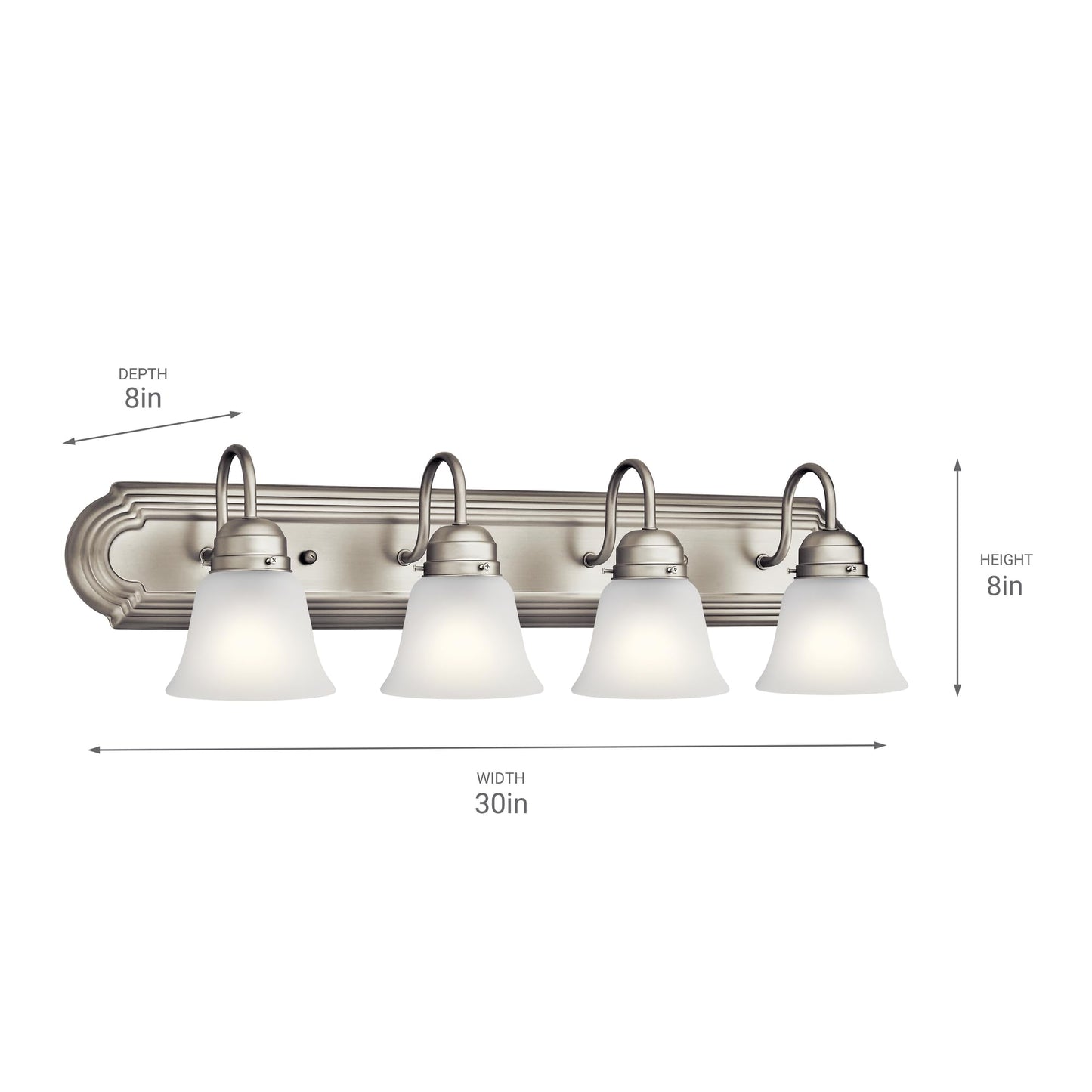 4 Light Bathroom Vanity Light