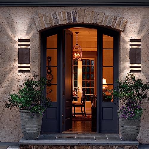 2 Pack Outdoor Wall Light Fixtures (2 Count)