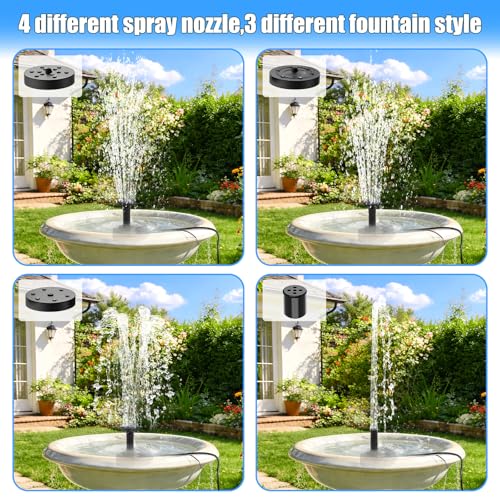 Solar Fountain Pump for Bird Bath