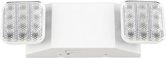 Sunco LED Emergency Lights, Commercial Lighting for Business, Power Outages, Offices, with Backup Battery (90 Minutes), Wall Mount, Hard Wired, 120-277V, Fire Resistant (94V-0) UL.