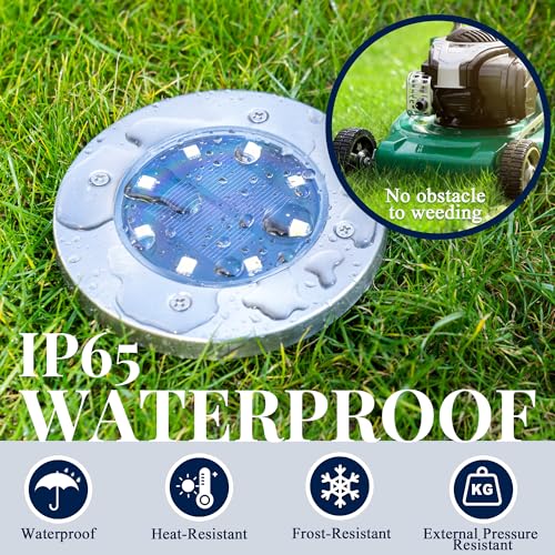 Solar Ground Lights Outdoor (16 Count)