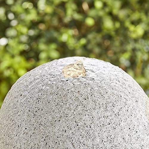 Outdoor Water Fountain with LED Light