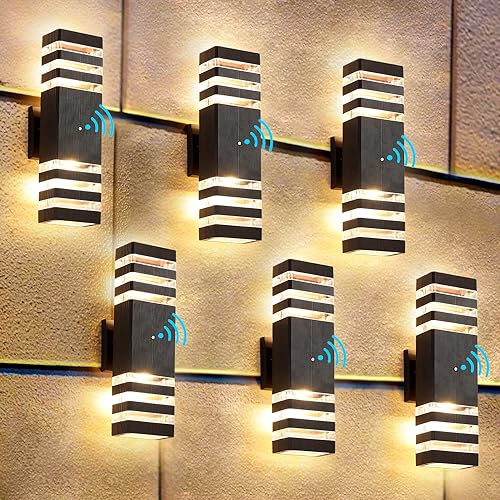 Dusk to Dawn Outdoor Light Fixture Exterior Lights (6 Count)