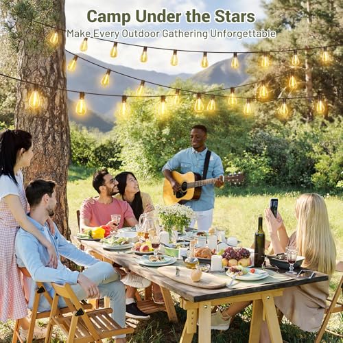 30FT Solar String Lights Waterproof