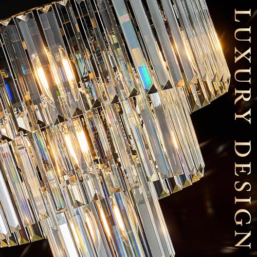 20" Modern Crystal Chandeliers