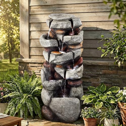 40" H Outdoor Water Fountain