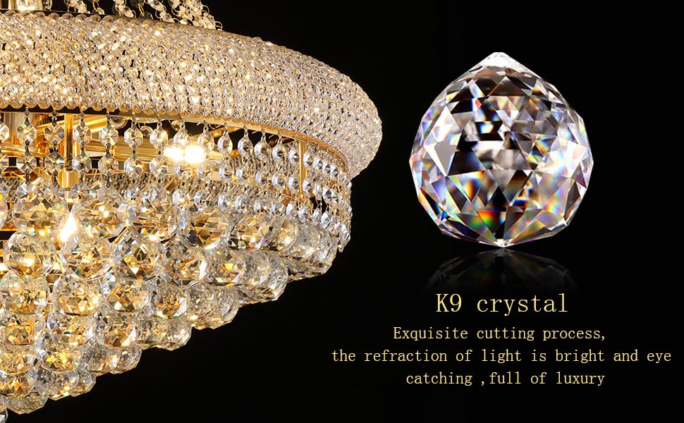 28" W 15 Light Luxury Foyer Chandeliers