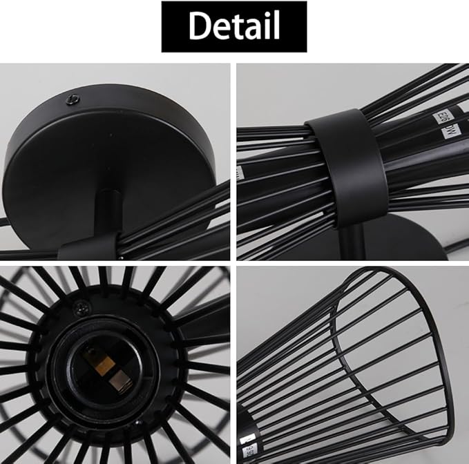 Black 2-Light Vanity Wall Sconce Farmhouse Light Fixtures Over Mirror Modern Up and Down Sconces Large Wall Light Hardwired Wall Lamp for Hallway Bedroom Kitchen Bathroom - Aura Lighting