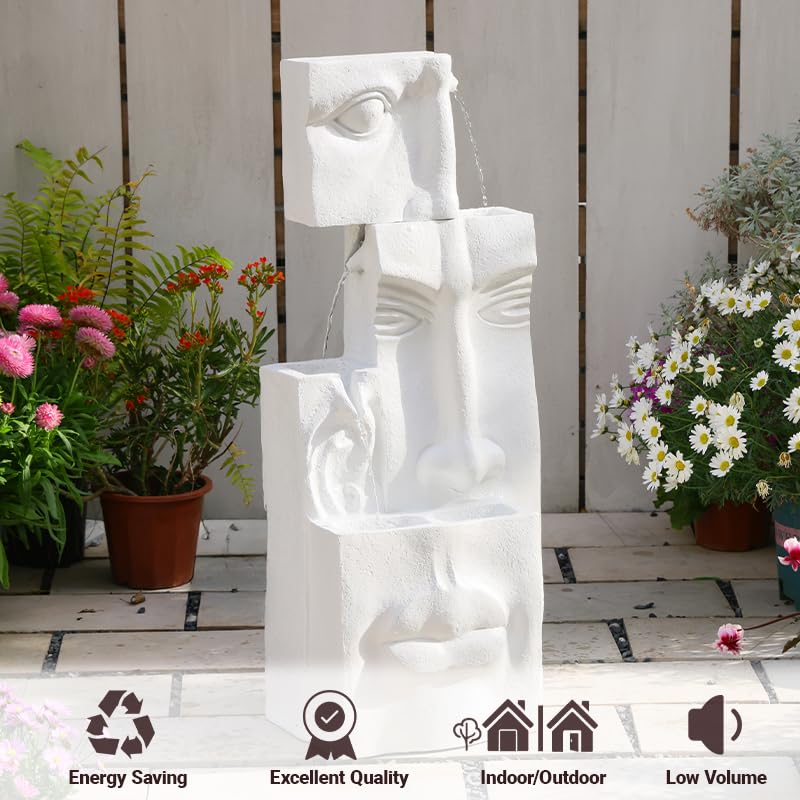 Modern Floor Standing Waterfall Outdoor Fountains