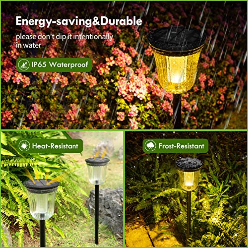 Solar Pathway Lights Outdoor Waterproof (4 Count)