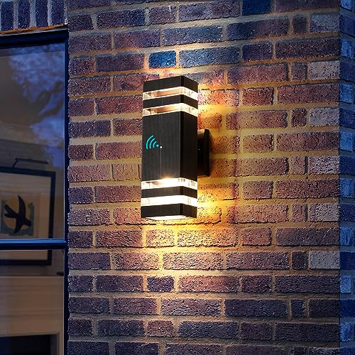 Dusk to Dawn Outdoor Wall Lights Waterproof Modern 2 Layer Design
