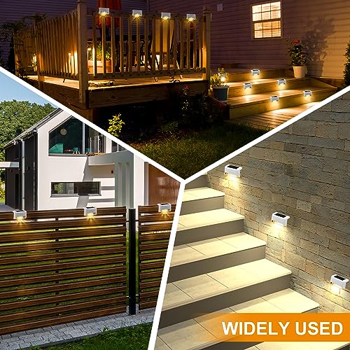 32 Pcs Solar Deck Step Lights Outdoor (32 Count)