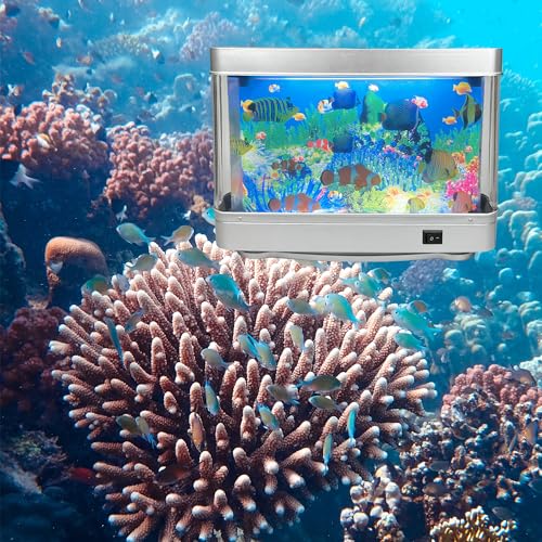 Fake Motion Fish Tank Mini Aquarium