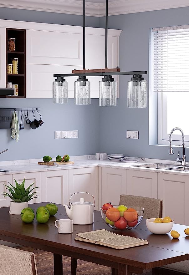 6 Pack Seeded Glass Lamp Shade Replacements (6 Count)
