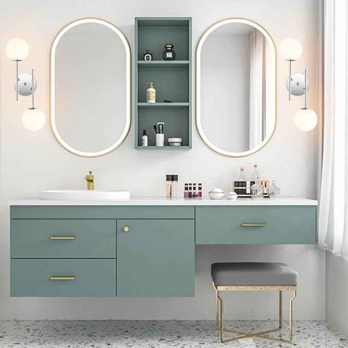 Modern Chrome Wall Sconce, 7.5" W x 20" H, G9 Base, Fully Dimmable, Ideal for Bathroom, Kitchen, Living Room, Office