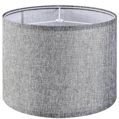 Gray Drum Lamp Shade