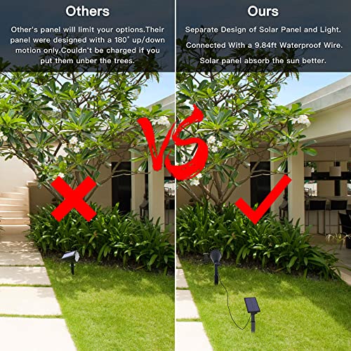 Solar Spot Lights Outdoor (2 Count)
