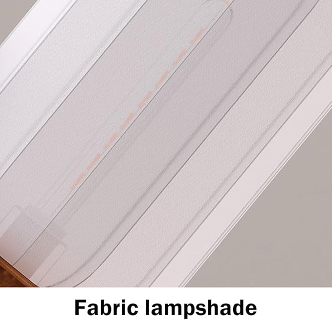 Wood Table Lamp Chinese Style Lantern Desk Light with Fabric Shade Japanese Lamp Lantern Wooden Standing Lights for Nightstand, Dresser, Living Room, Restaurant, Office