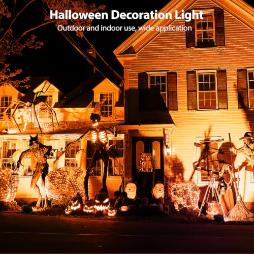Orange Halloween Flood Lights (Orange)