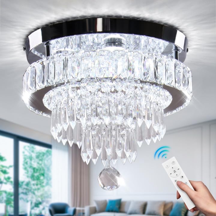 11.8" Crystal Ceiling Light