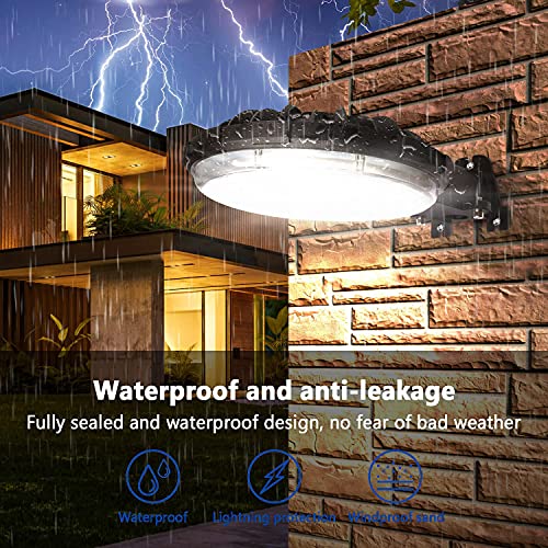 100W Dusk to Dawn Outdoor Lighting with 10000LM 5000K Daylight