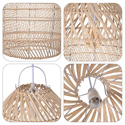 Boho Wicker Chandelier