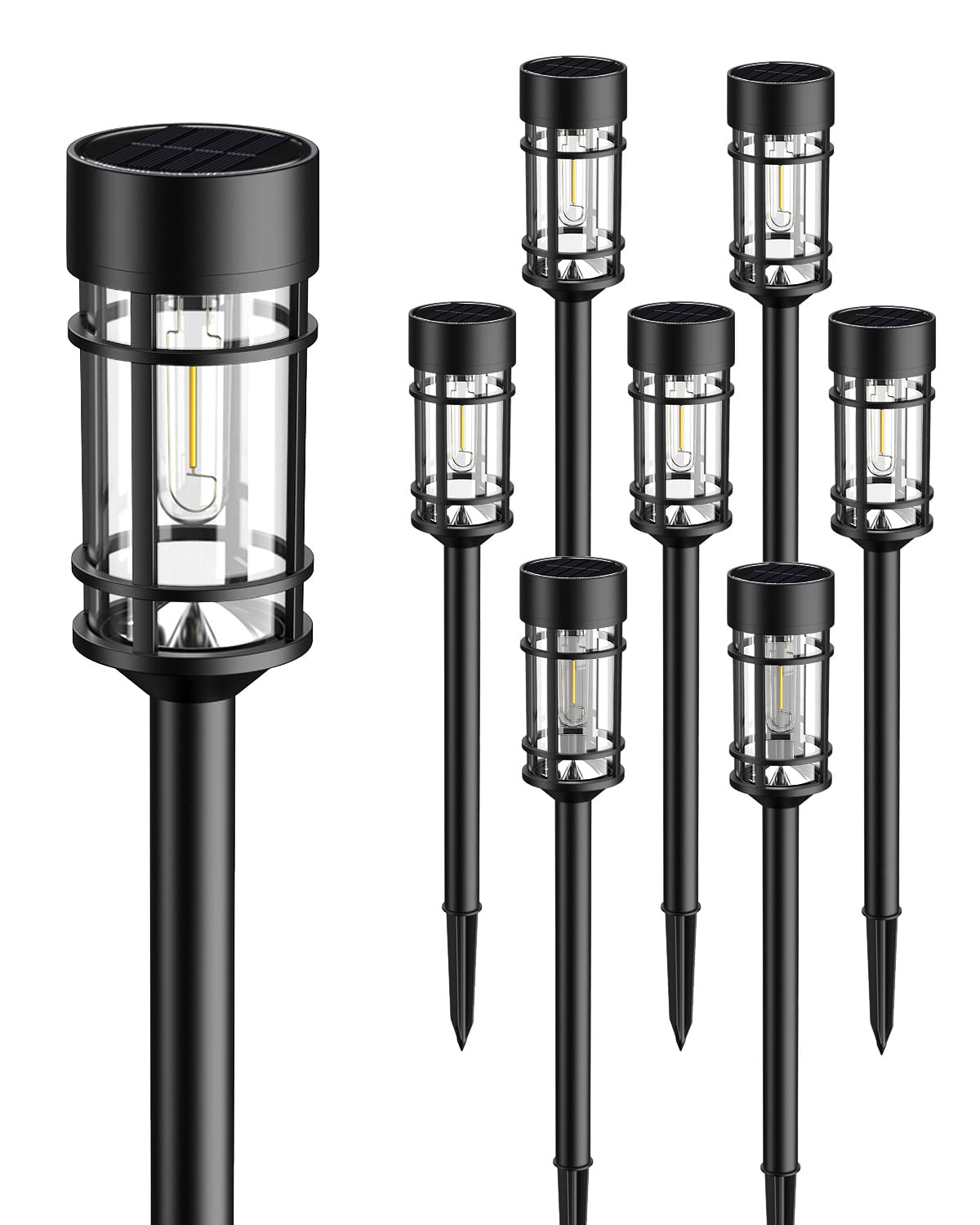 Solar Lights Outdoor Waterproof (8 Count)