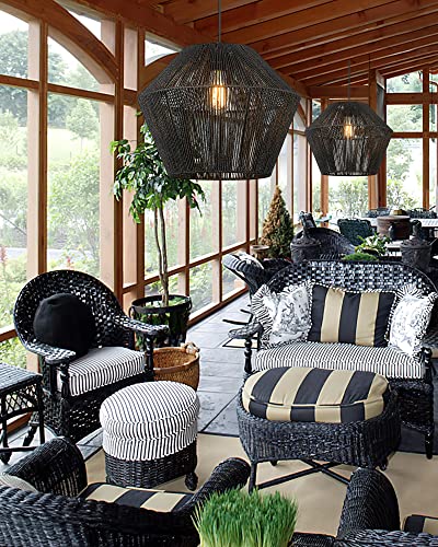 Woven Pendant Light Fixtures