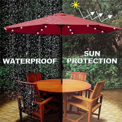 9 ft Solar Umbrella