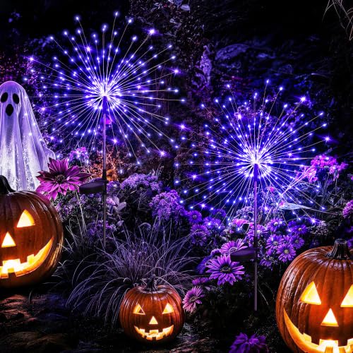 2 Pack Solar Firework Lights Outdoor (2 Count)