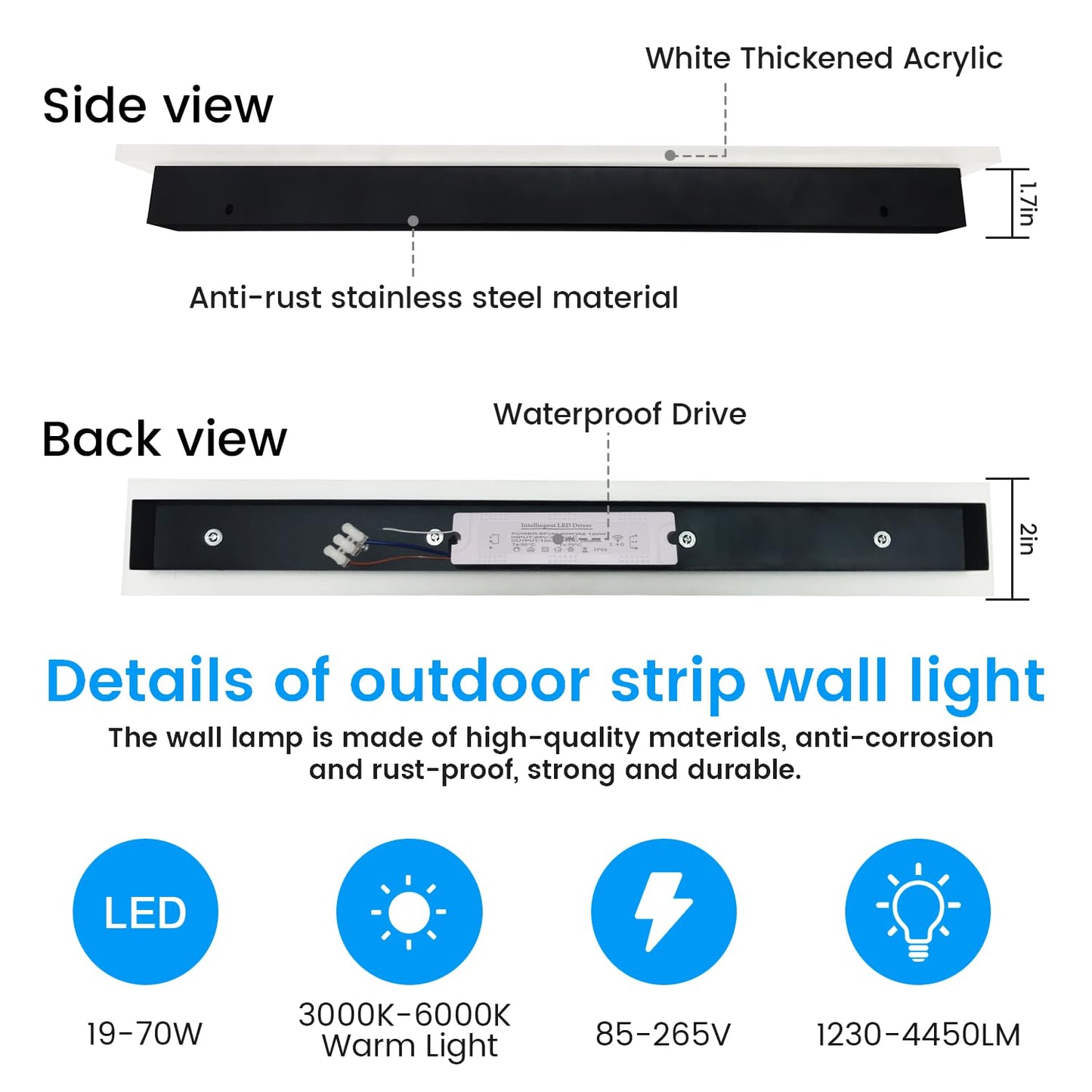 Porch Wall Lights (2 Count)