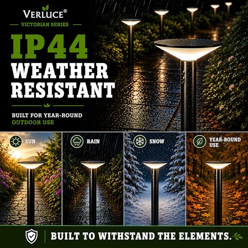 Premium Solar Pathway Lights Outdoor (2 Count)