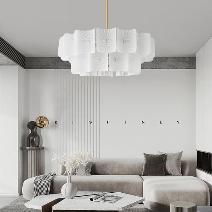 LED Wabi-sabi Style Living Room, Light Luxury Full Copper Decorative Bedroom Study Sample Lamps and Lanterns,Double,90cm (Double 90cm)