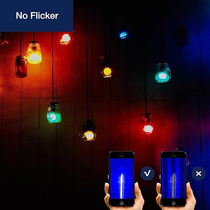 Sxminer 15 Pack S14 LED Bulbs Blue Christmas Replacement Bulb S14 String Light Bulbs Edison Bulb E26 Base Plastic Shatterproof Waterproof LED Decorative Bulbs for Indoor Outdoor Home Patio Decor(Blue)