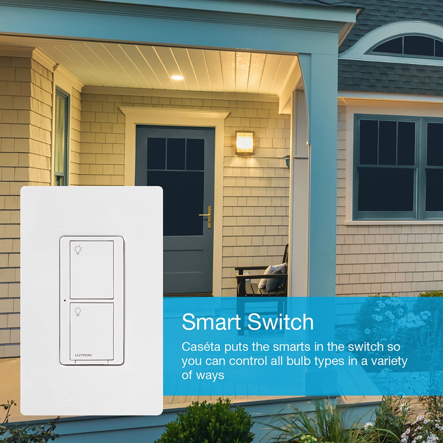 Caseta Smart Light Switch for Lighting and Fans
