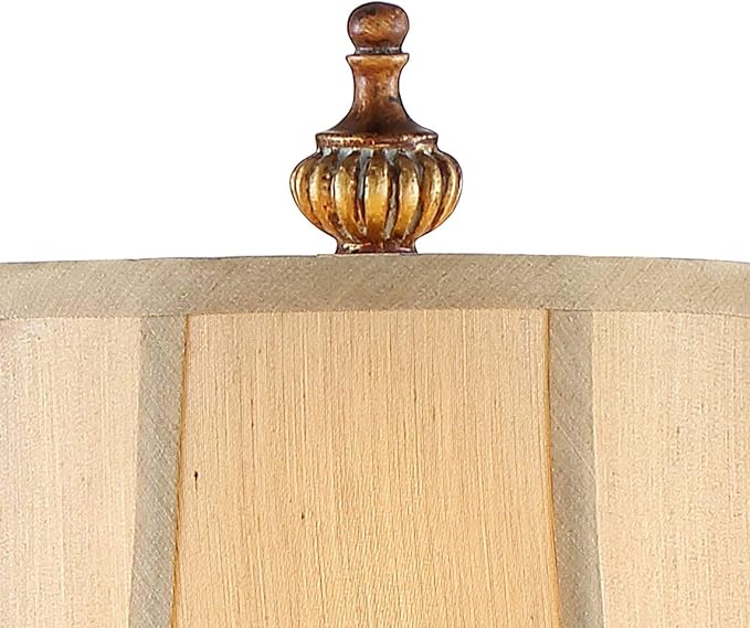 Regency Hill Juliette 36 1/2" Tall Skinny Large Buffet Traditional End Table Lamps Set of 2 Brown Light Bronze Finish Fabric Shade Living Room Bedroom Bedside Nightstand House Office Home Reading