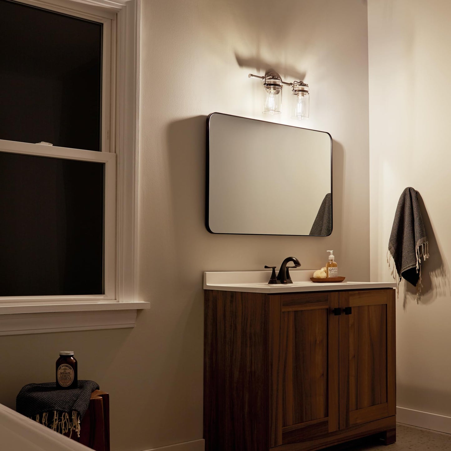 Brinley 2 Light Farmhouse Vanity Light
