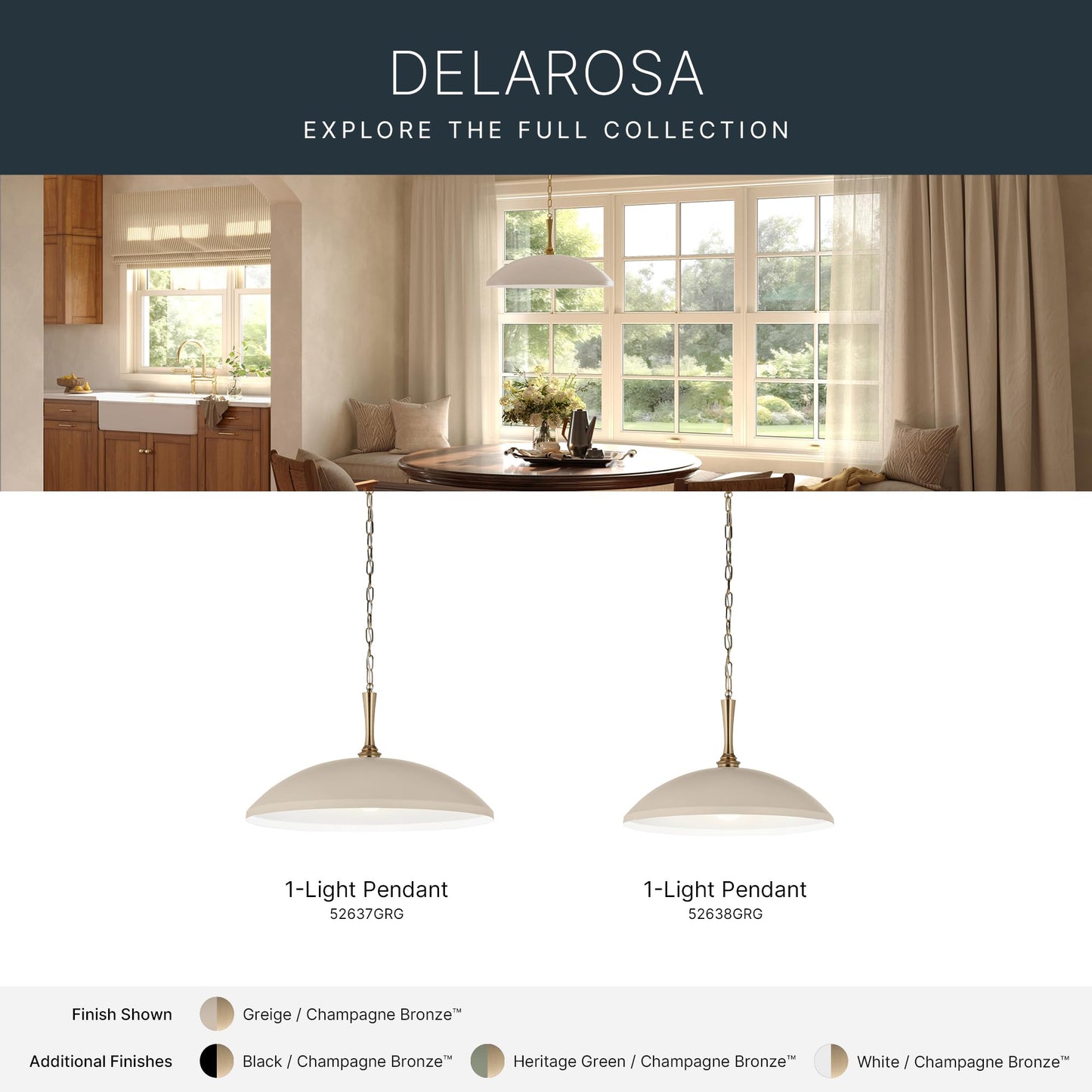 Delarosa 24.25" 1