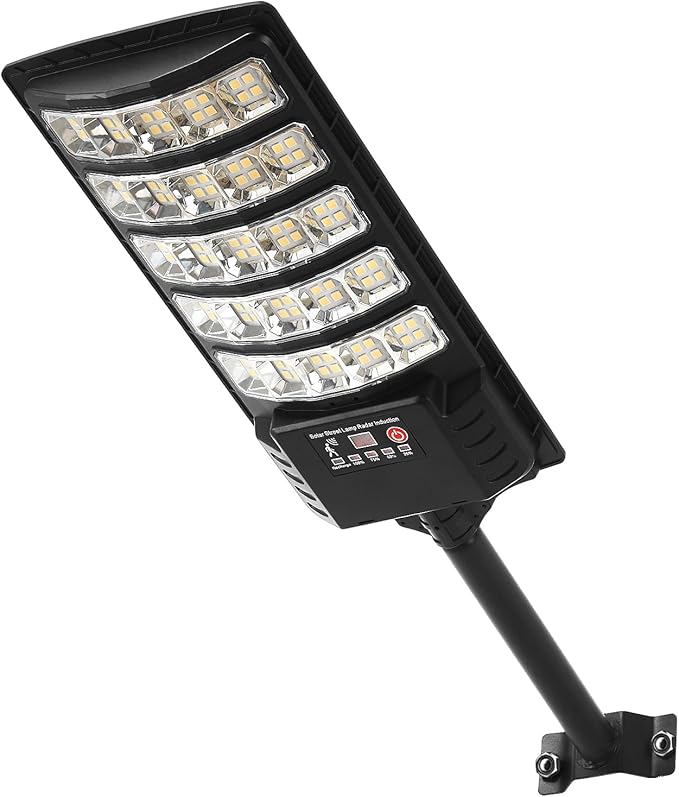 Super Bright Solar Lights Outdoor, Solar Motion Sensor Light, Waterproof Security Flood Light with 3 Modes for Garden, Yard, Pathway (1 Pack)