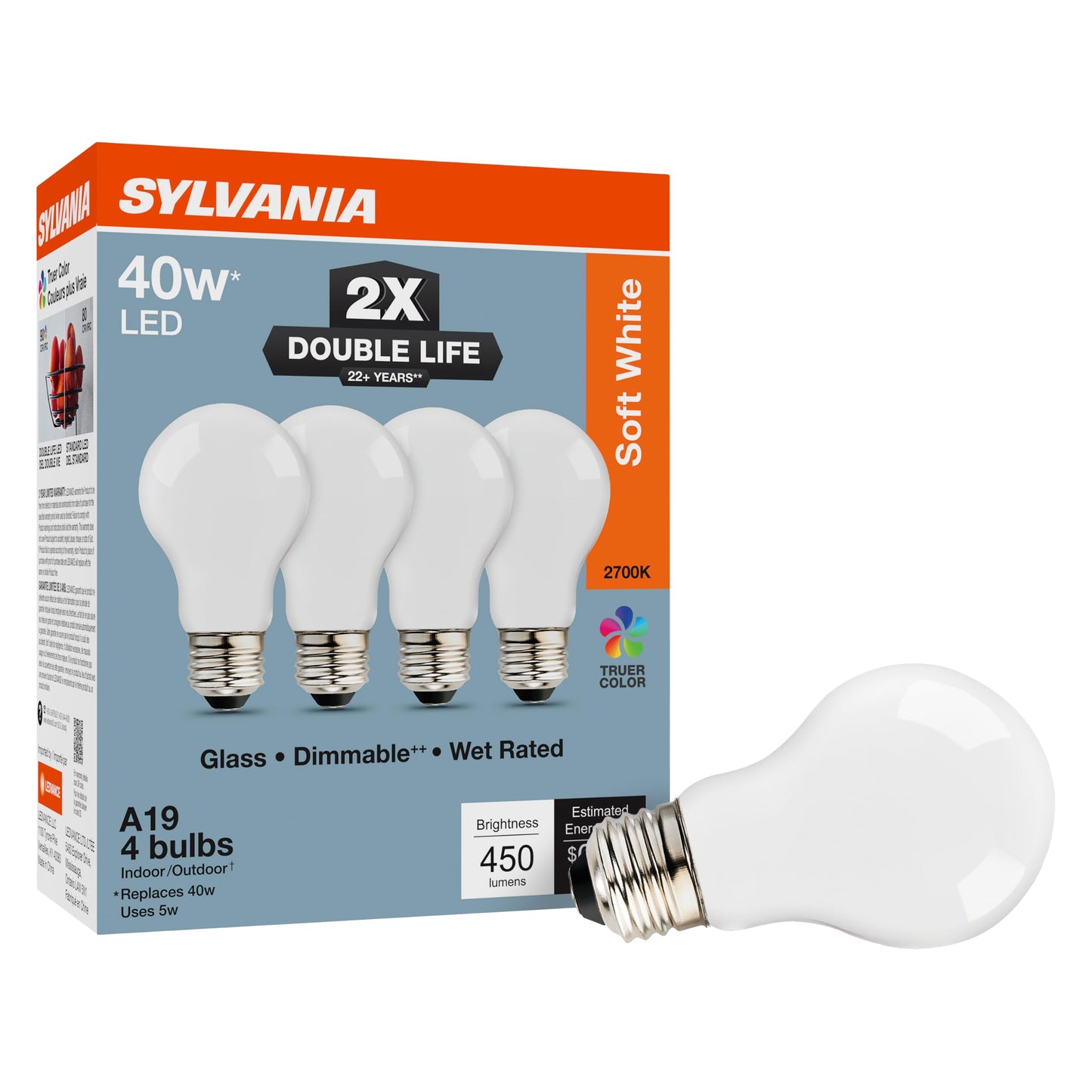 Sylvania Double Life LED Light Bulb (4 Count)
