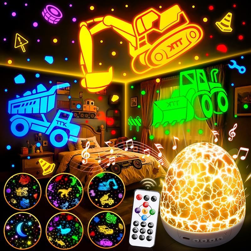 Excavator Construction Toy Projector