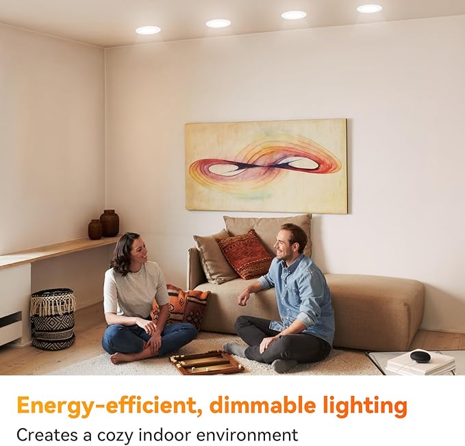 TJOY 12 Pack BR30 Led Bulb 65W Equivalent, Dimmable LED Flood Light Indoor, E26 Base, 5000K Daylight, 9W, 800 LM, Recessed Lighting Bulbs for Ceiling, Recessed Can, Living Room and Kitchen