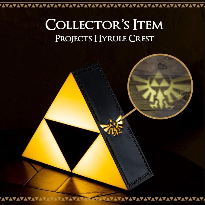 Paladone The Legend of Zelda Triforce Night Light - Decorative Lamp